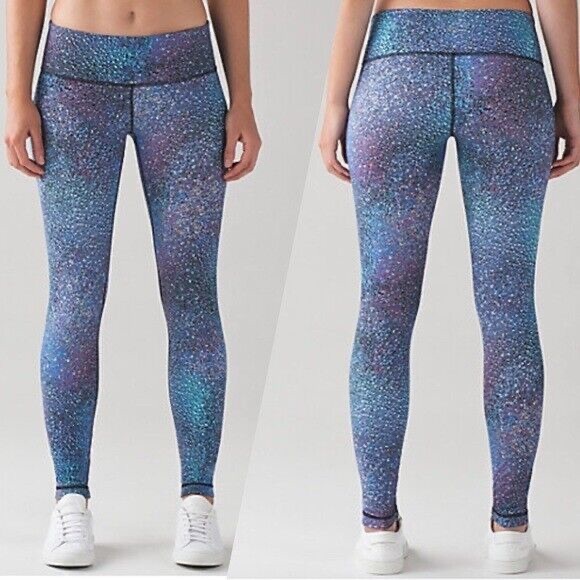 Lululemon Wunder Under Pant III in Strive Multi Black Size 6 - Picture 3 of 8